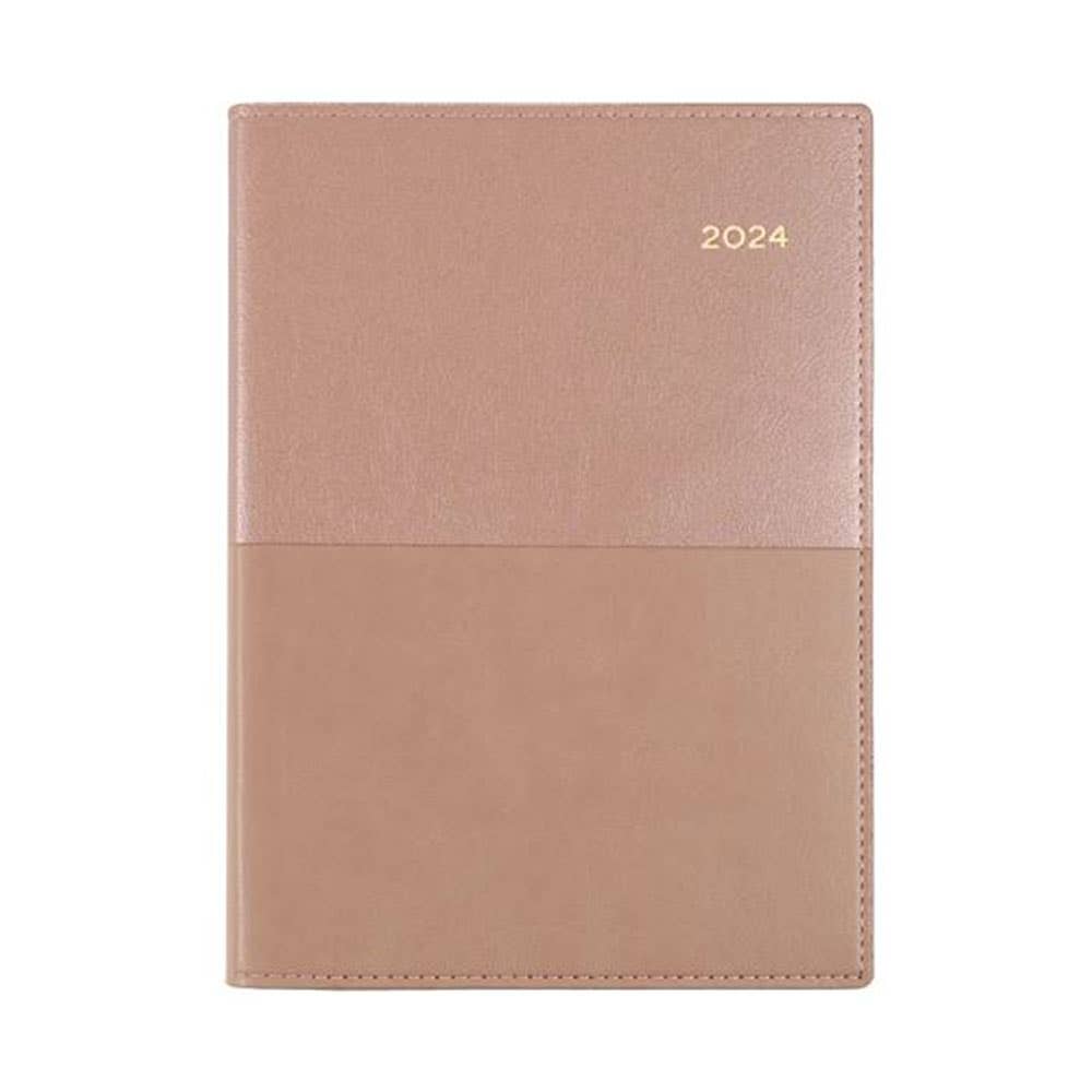 Diary Vanessa Wiro 145.V Colours A4 1 Day To A Page 2024 Rose Gold 9001852 86508 NLA