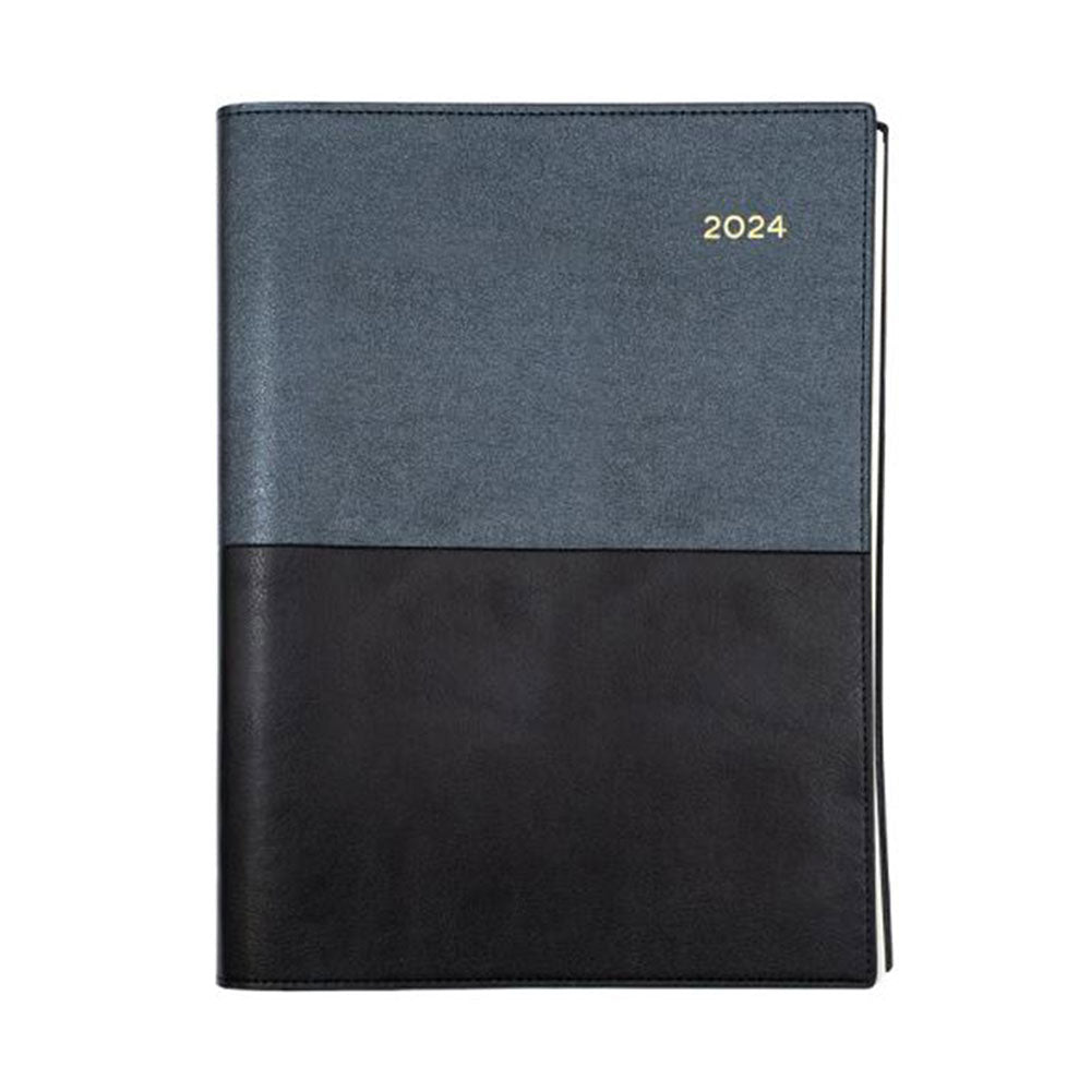Diary Vanessa Wiro 245.V99 A4 2 Days To A Page 2026 Black_85789400_86510