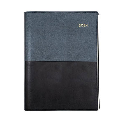 Diary Vanessa Wiro 245.V99 A4 2 Days To A Page 2026 Black_85789400_86510