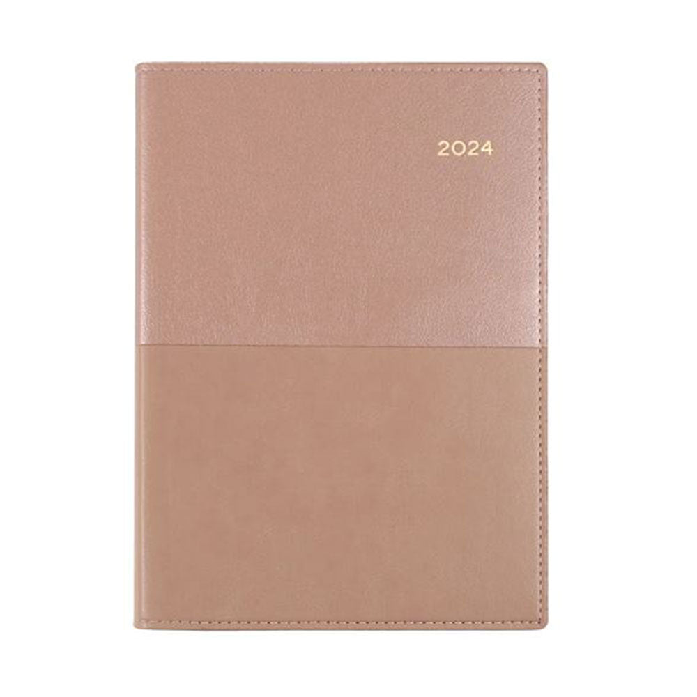 Diary Vanessa Wiro 345.V49 A4 Week To A Opening 2024 Rose Gold_9001856_86515