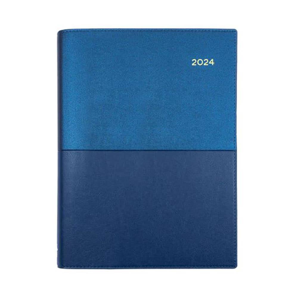 Diary Vanessa Wiro 185.V Colours A5 1 Day To A Page 2024 Blue 1013318 86524 NLA