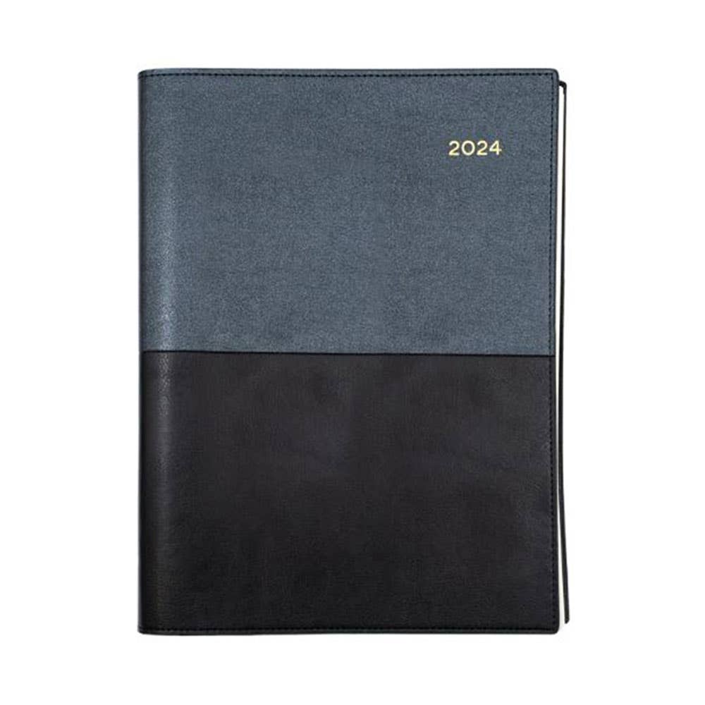 Diary Vanessa Wiro 385.V99 A5 Week To An Opening 2024 Black 85789900 86530