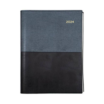 Diary Vanessa Wiro 385.V99 A5 Week To An Opening 2024 Black 85789900 86530