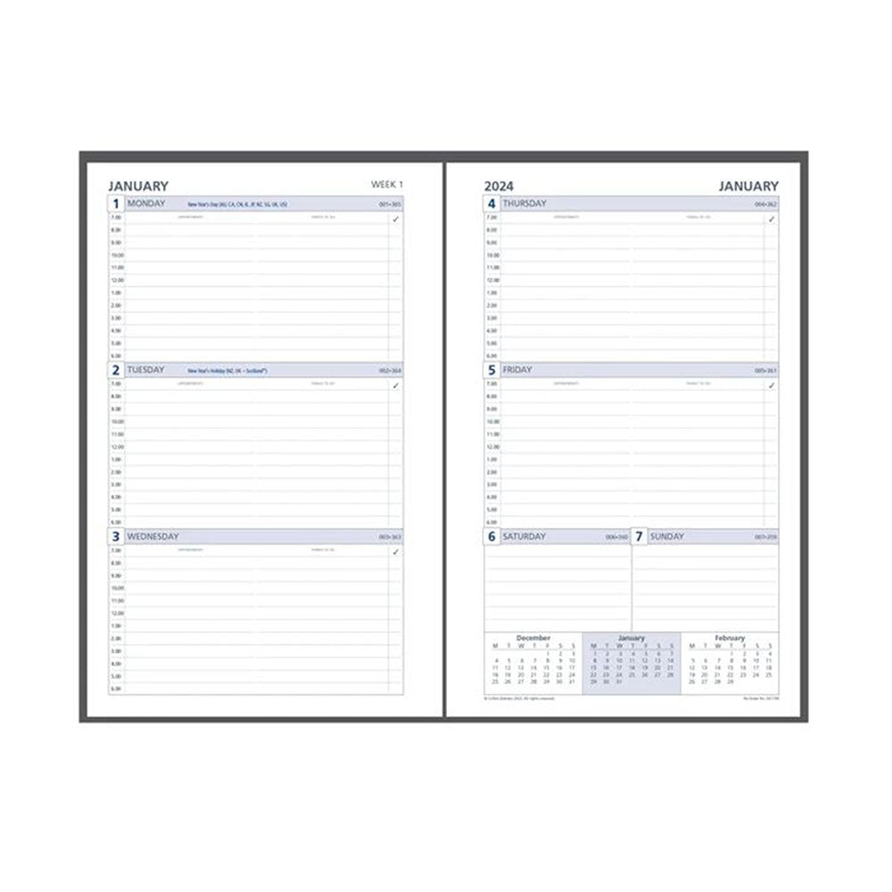 Debden Organiser Refill DK1700 Dated WTO 216x140mm 2026_85512100_86573