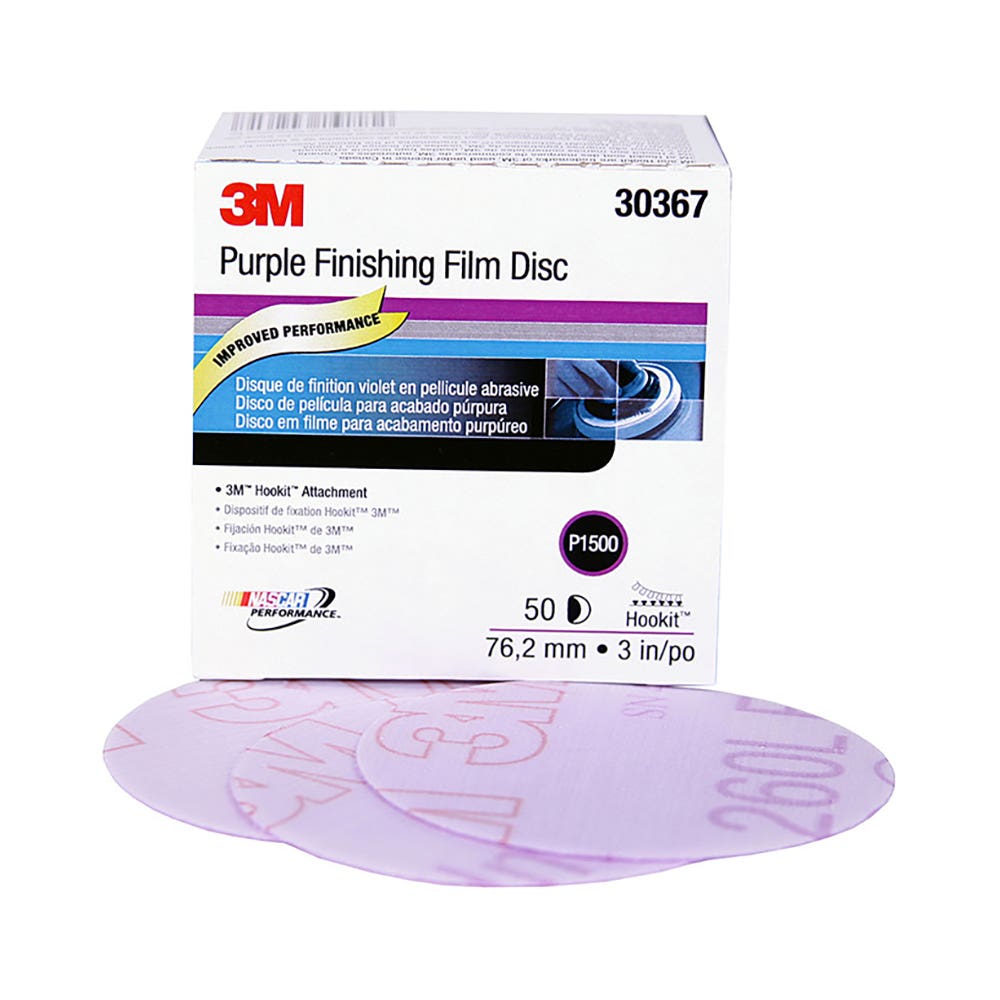 Disc Sanding Hookit Purple Finishing 30367 260L 76mm P1500 3M 466669 7100123055