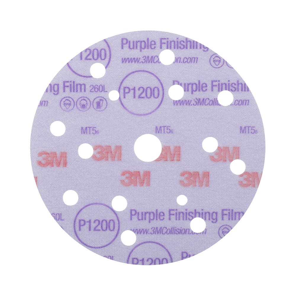 Disc Sanding Hookit Finishing Film 260L+ 15 Hole 150mm 1200G 3M 273872 7100123052