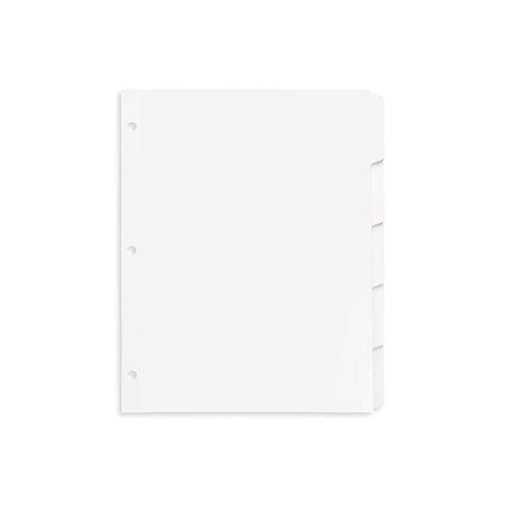 A5 Manilla Divider 5 Tab White_40031196_WDA5P5