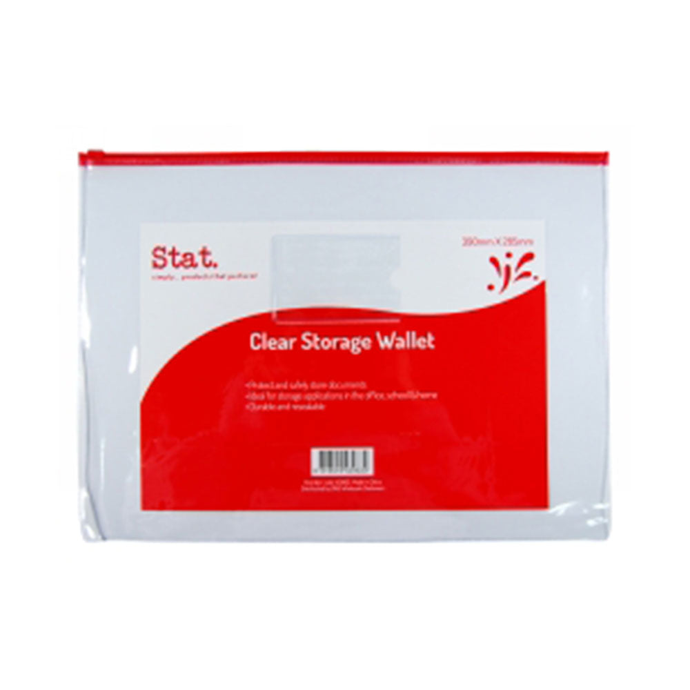 Zip-Up Document Wallet Clear 390 x 285mm_40046415_43963