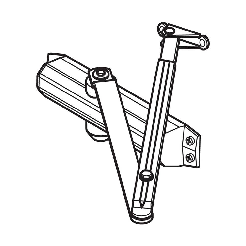 2000 Series Hydraulic Fire Rated Door Closer Standard 91018265 2024SIL