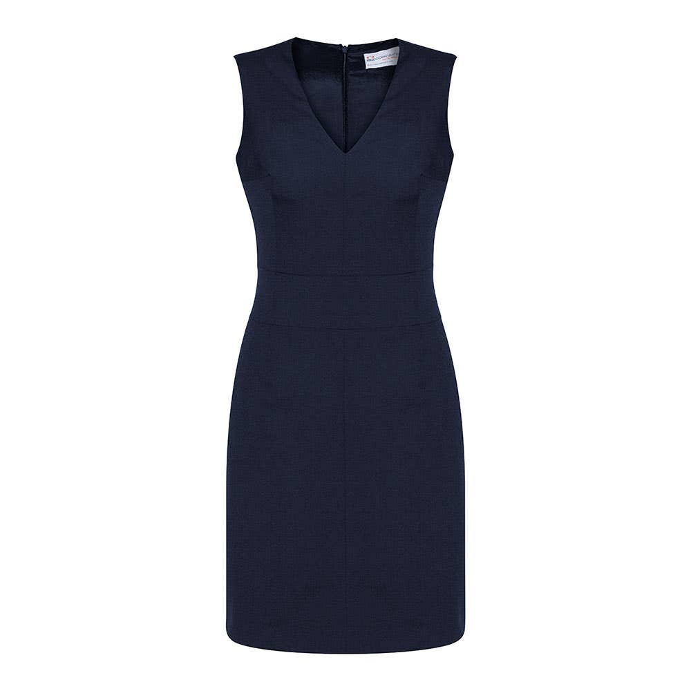 30121 Women's Sleeveless V-Neck Dress G&S Engineering BIZ30121GS
