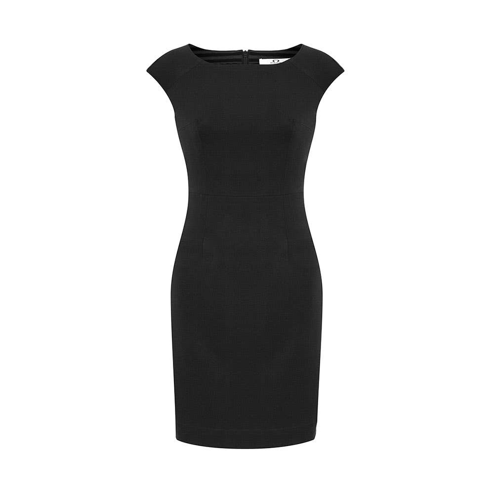 Dress Poly Viscose Elastane Audrey Black 10 Biz_269924_BS730L-BLK-10
