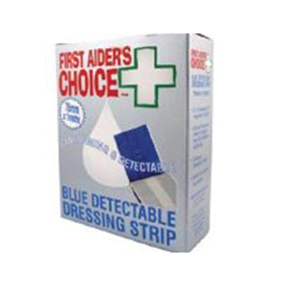 Detectable Dressing Strip Blue 75mm x 1m 36021835 856744