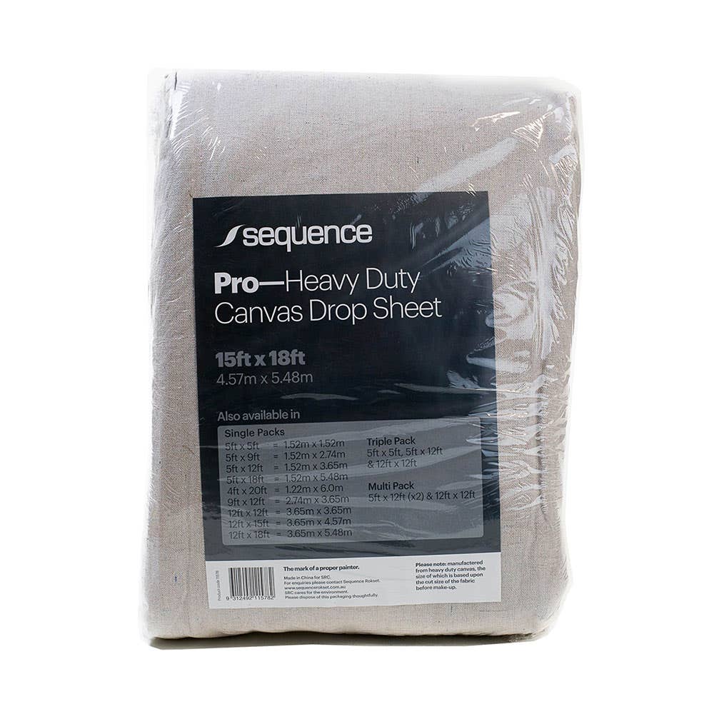 Pro Heavy Duty Canvas Drop Sheet 4.6 x 5.5m 90718031 11578