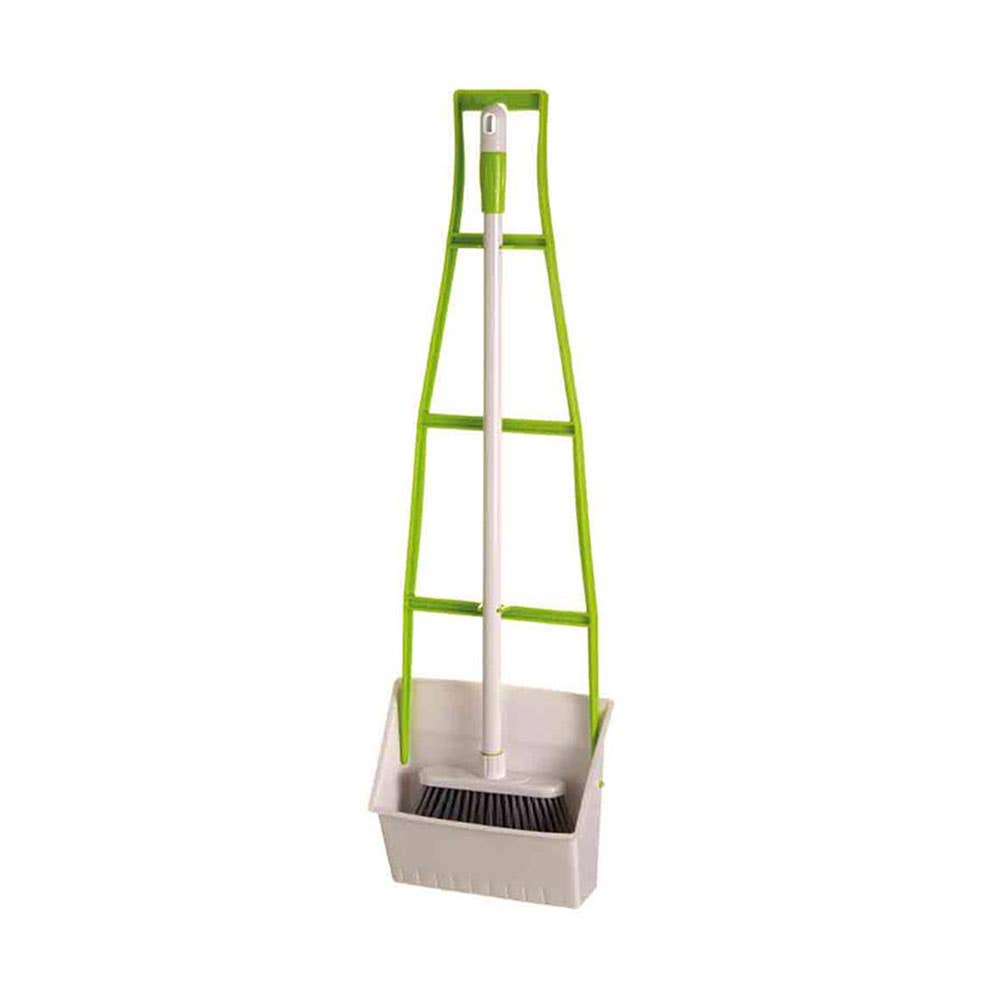 Dustpan + Bannister Brush Long Handled Plastic 90550026 SAB2126