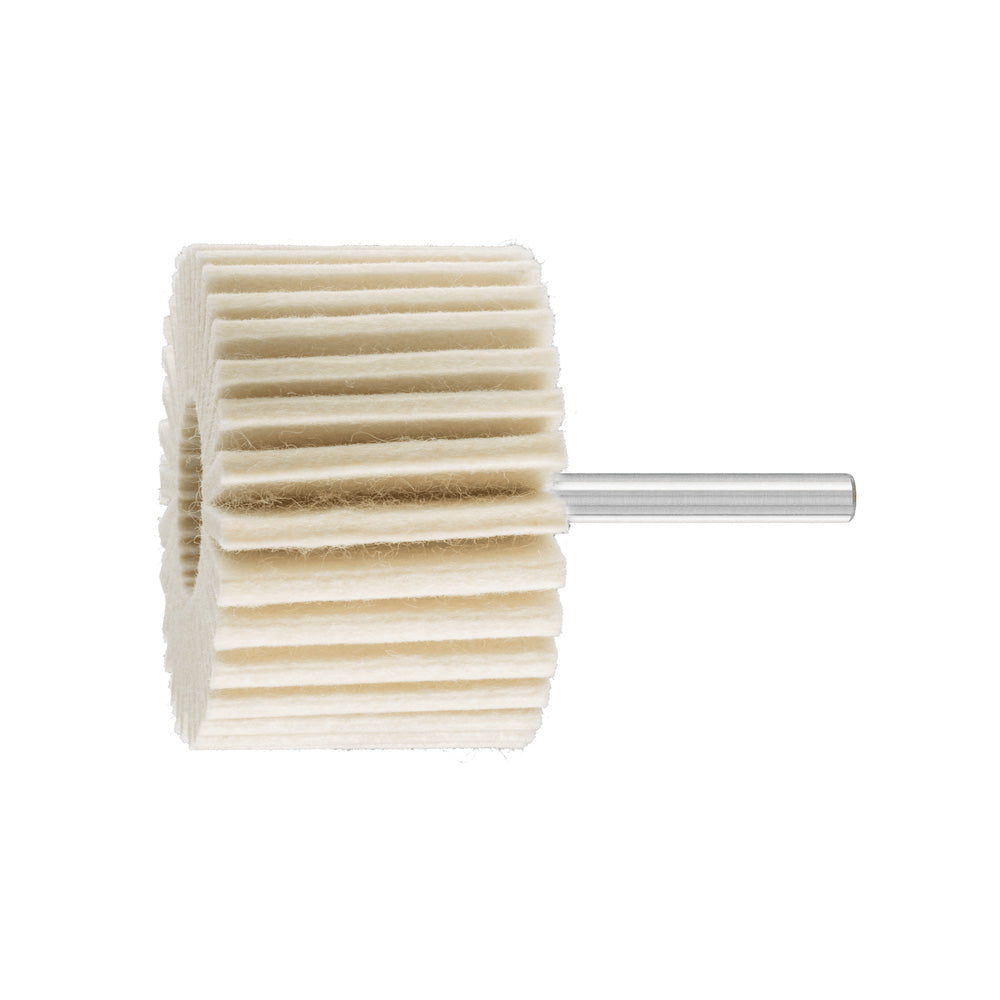 Hard mounted felt flap wheels FLS dia. 60x40 mm shank dia. 6 mm_40108232_44386041