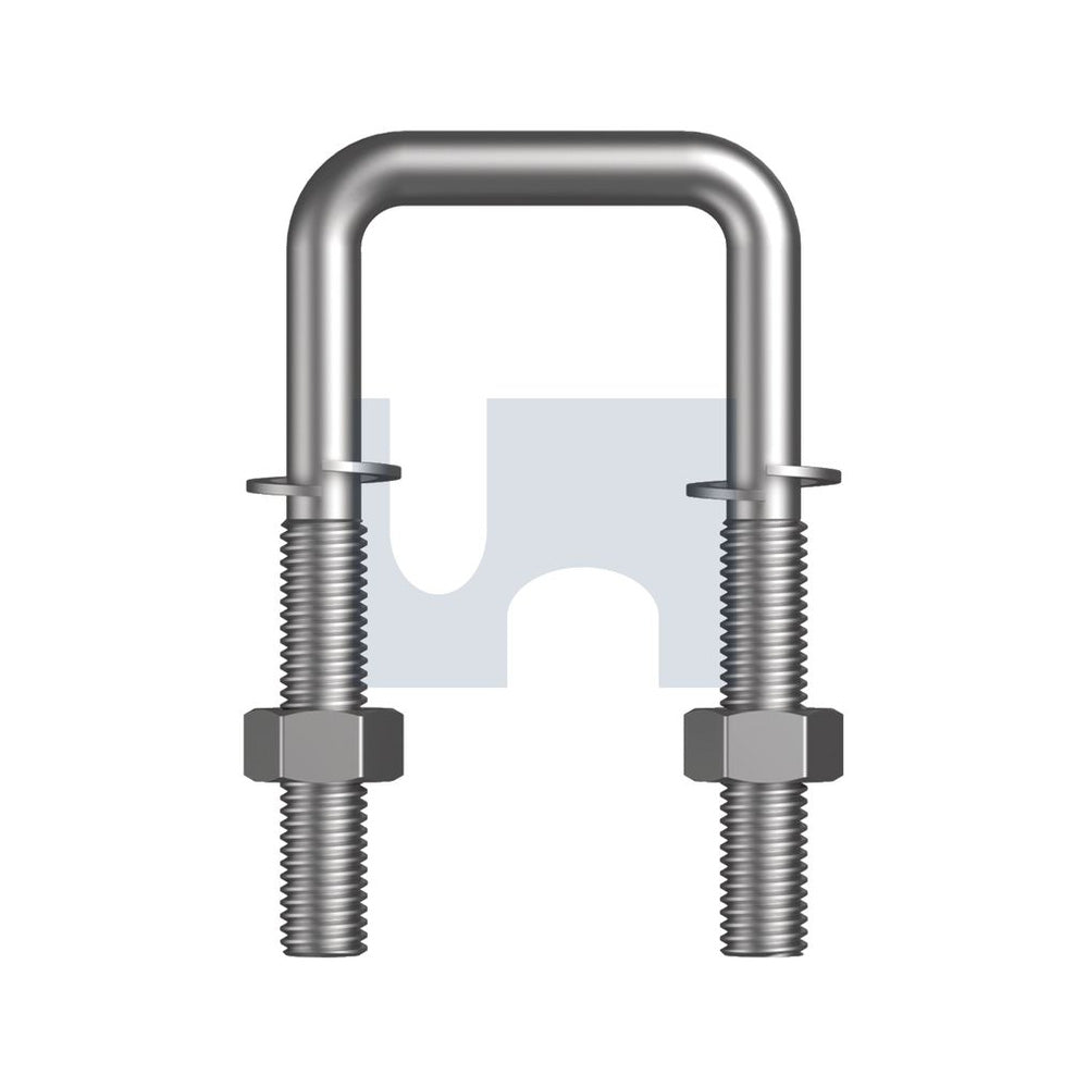 U Bolt Square Kit Spring Wash 316 Stainless Hec/A4 M12 67 X 90_40089798_KUS16PSM12067090