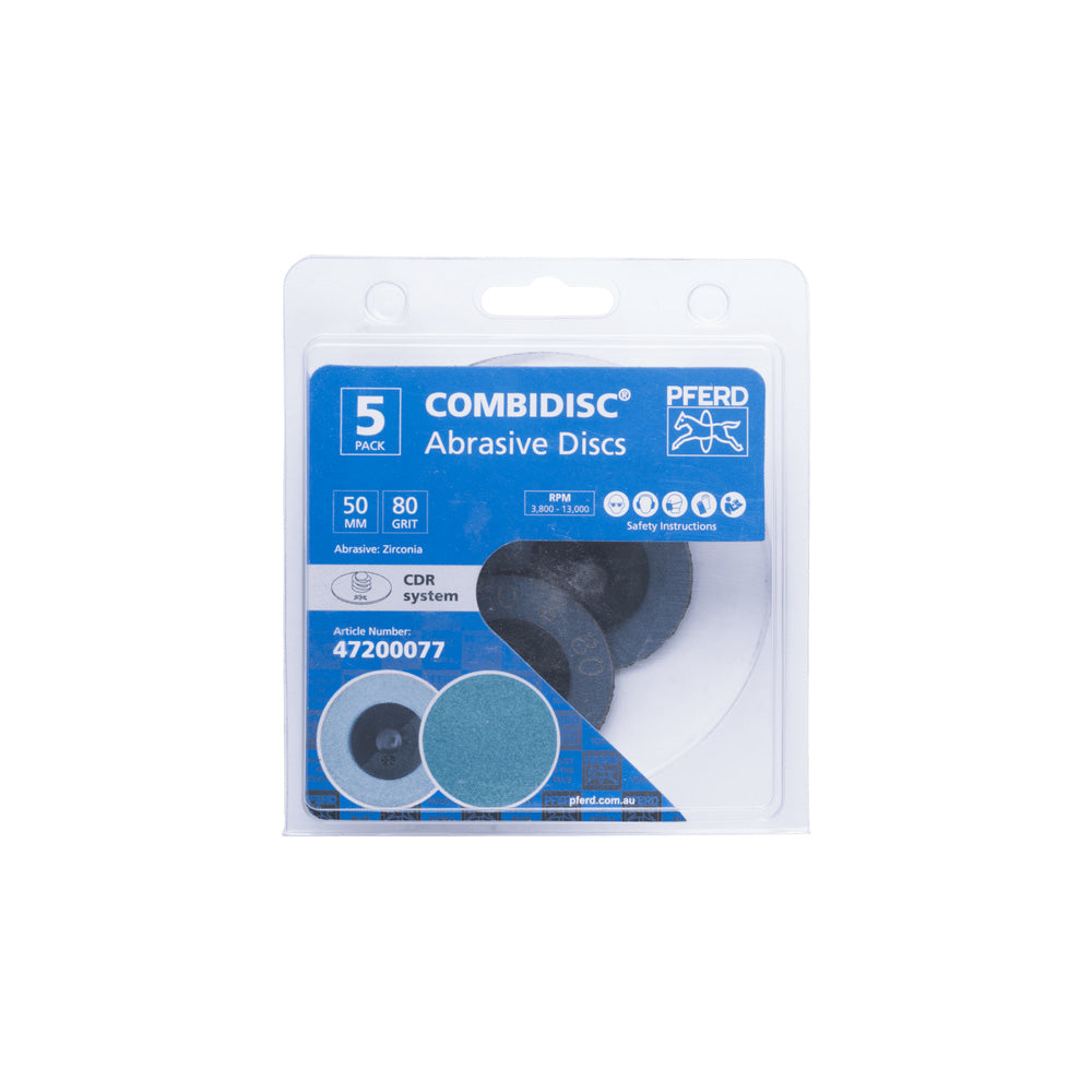POS COMBIDISC Zirkon abrasive disc CDR dia. 50 mm Z80 for hardened steel_40108459_47200077