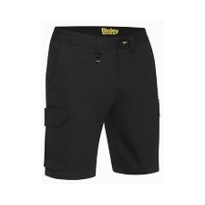 Shorts Stretch Cotton Drill Cargo 280gsm BSHC1008 Black 82R_40050094_BSHC1008_BBLKR82