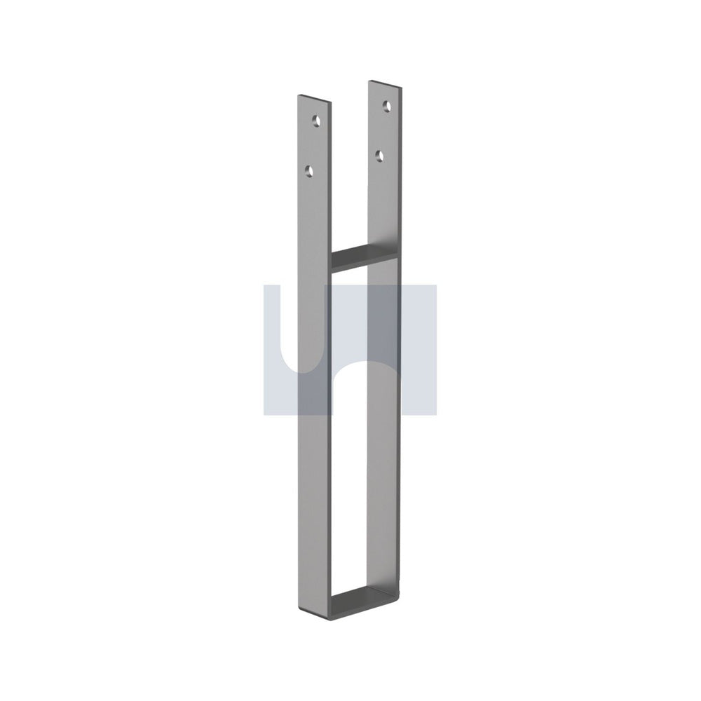 Post Support H/Duty 316 Stainless U Shape With Bar M12 100 X 600 - Pk 5_40098646_GUPSB100600