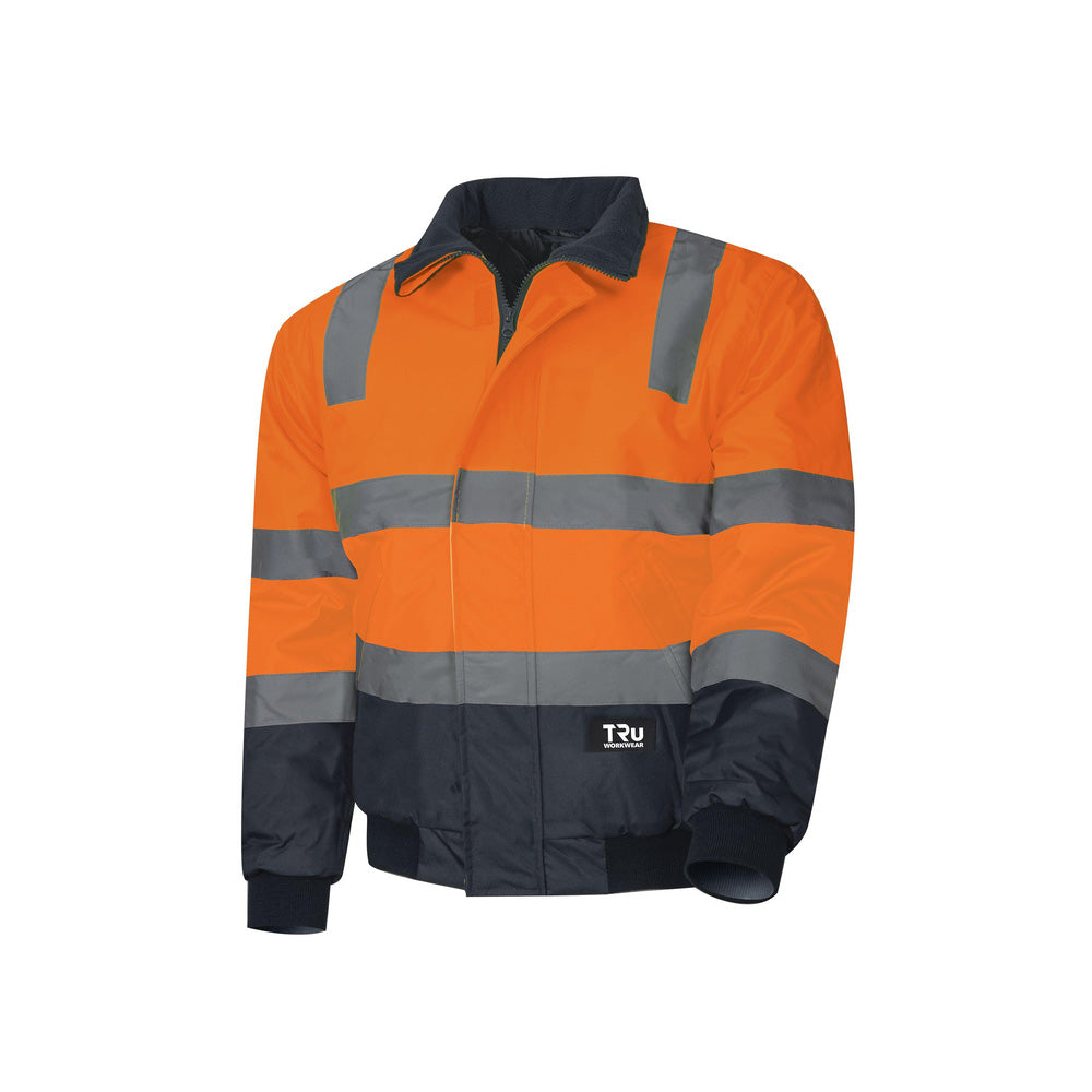Jacket Hi-Vis Taped Pilot Bomber Tru Workwear S Orange / Navy TJ2946T4-O/N_40074328_TJ2946T4-O/N-CS