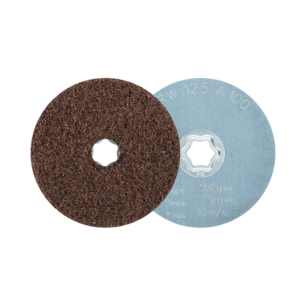 COMBICLICK soft non-woven disc CC 125 mm A100 for cleaning /satin finishin_40108061_42001062