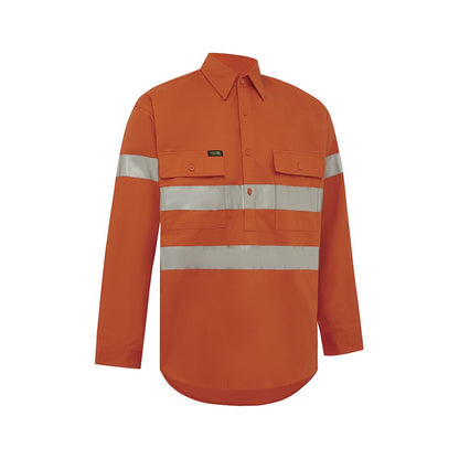 2005 Hi-Vis L/S Closed Front Shirt Taped 190gsm_2005