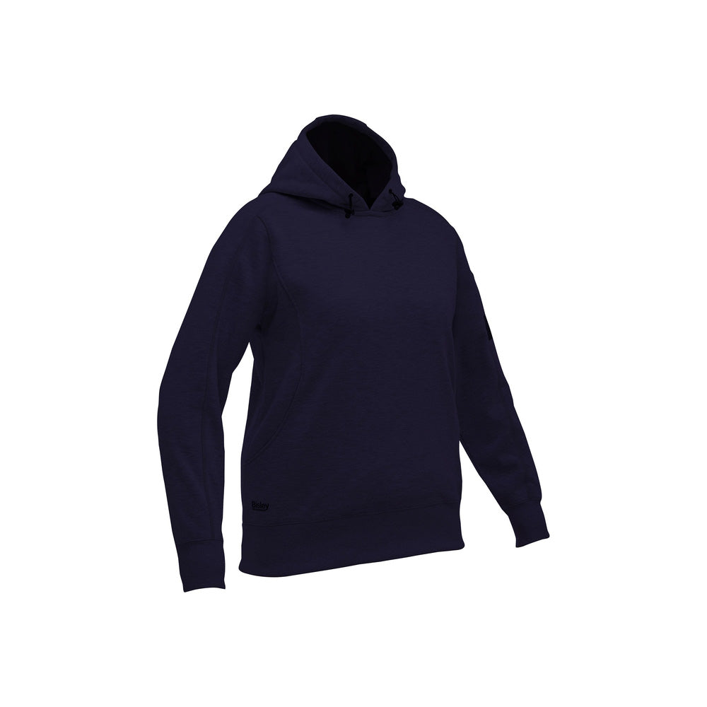 Hoodie Womens Work Fleece Cotton/Poly 365gsm Navy 12 Bisley_40114457_BKL6724_BPCT12