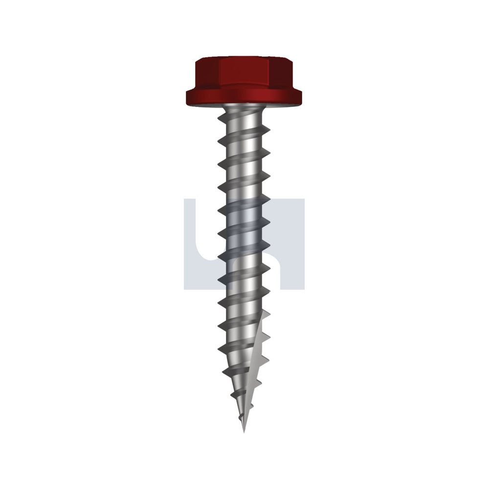 17 Flg Hex Hd Manor Red (Scoria) -Cl4 As3566 #10-12 30 - Pk 1000_40095240_TMRW4FH1012030