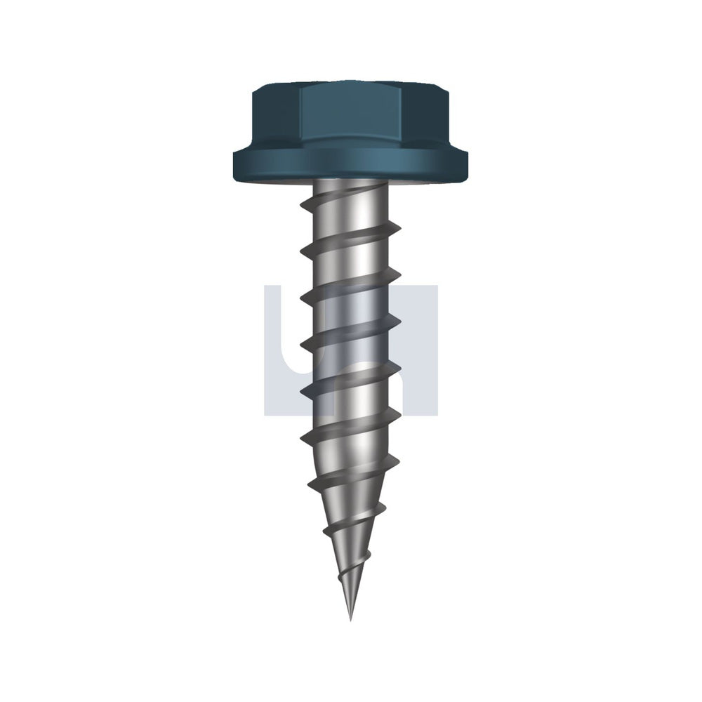 Needle Pt Sds Flg Hex Blue Ridge -Cl4 #10-12 20 - Pk 1000_40094250_TBRN4FH1012020