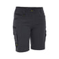 Short Womens Cargo Cotton 280gsm Charcoal 22 Bisley_40115268_BSHL1338_BCCG22
