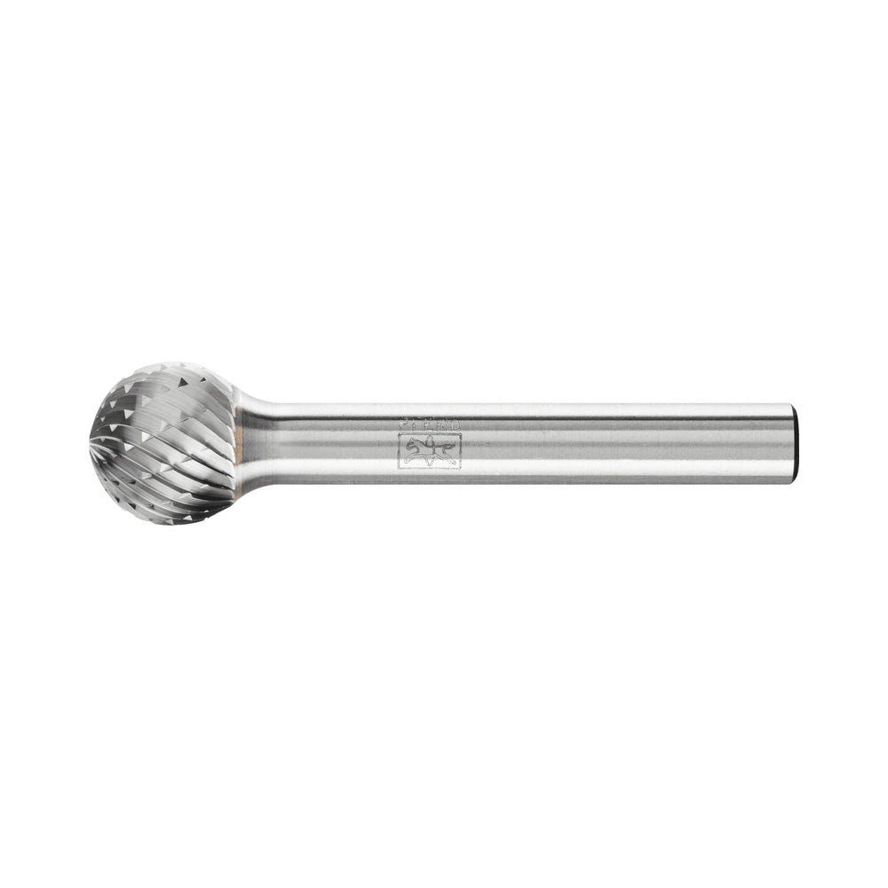 Tungsten carbide burr ball KUD 12x10 mm shank 6mm Z3P medium cross cut_40107628_21112826