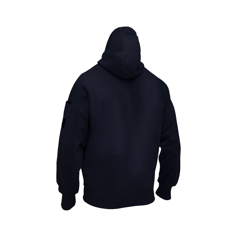 Hoodie Work Fleece Full Zip Cotton/Poly 365gsm Navy 5XL Bisley_40114378_BK6725_BPCT5XL
