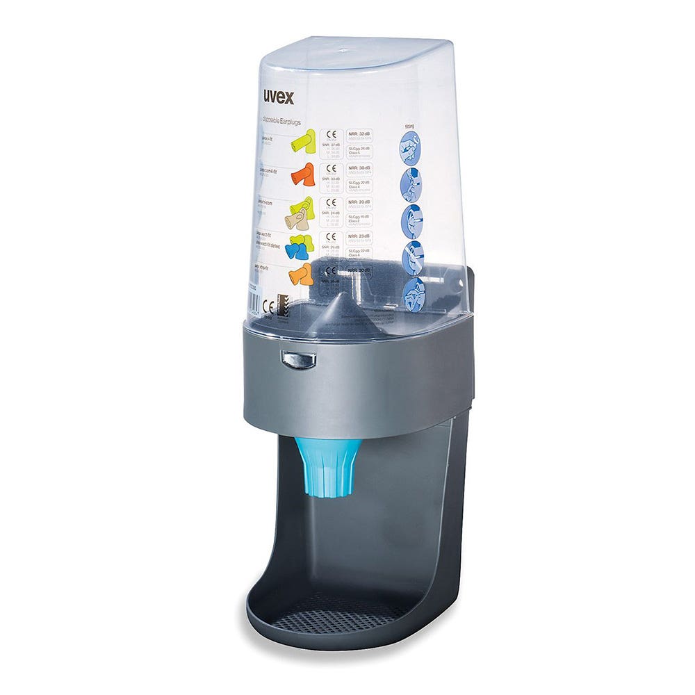 uvex Disposable Earplug Dispenser One-2-Click 600 Pairs Capacity 90090113 AC-PD