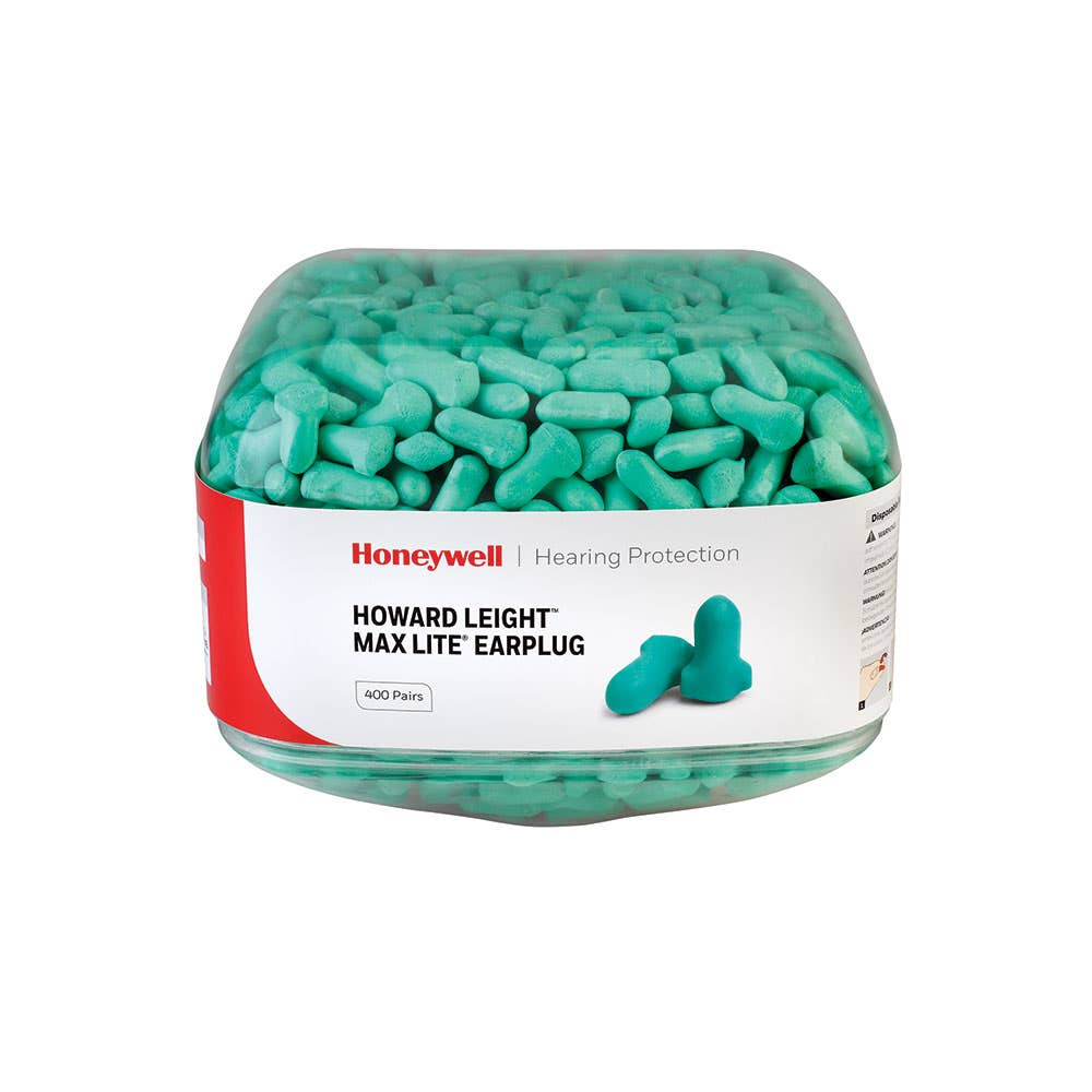 LPF-1 Max Lite&reg; Uncorded Disposable Earplugs Refill Canisters Class 4 2 x 400 Pairs Prefilled 40024687 50129778-001