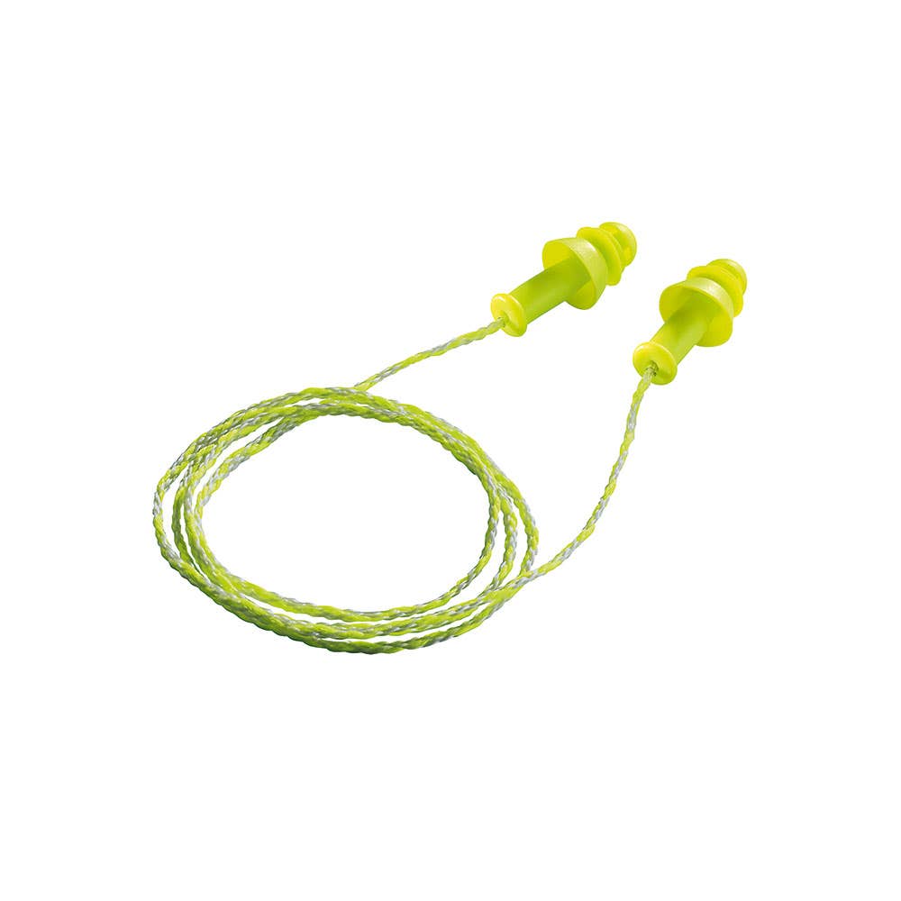 uvex whisper+ Corded Reusable Earplugs Class 4 50 Pk 90090139 WP-CD