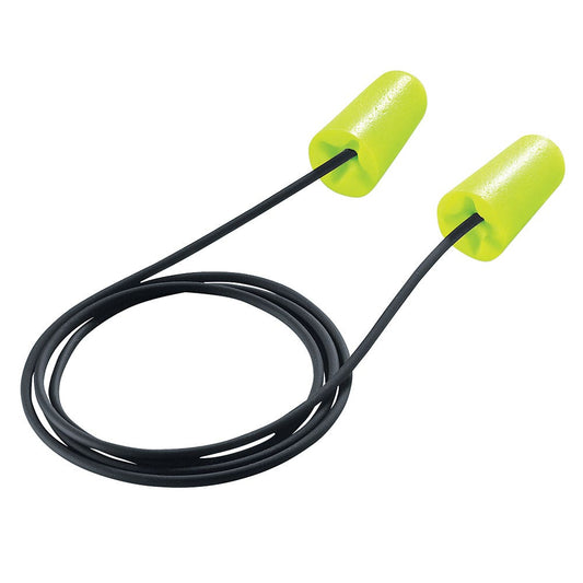 X-Fit Hi-Vis Corded Disposable Earplugs Class 5 Lime 100 Pairs 90098044 XF-CD