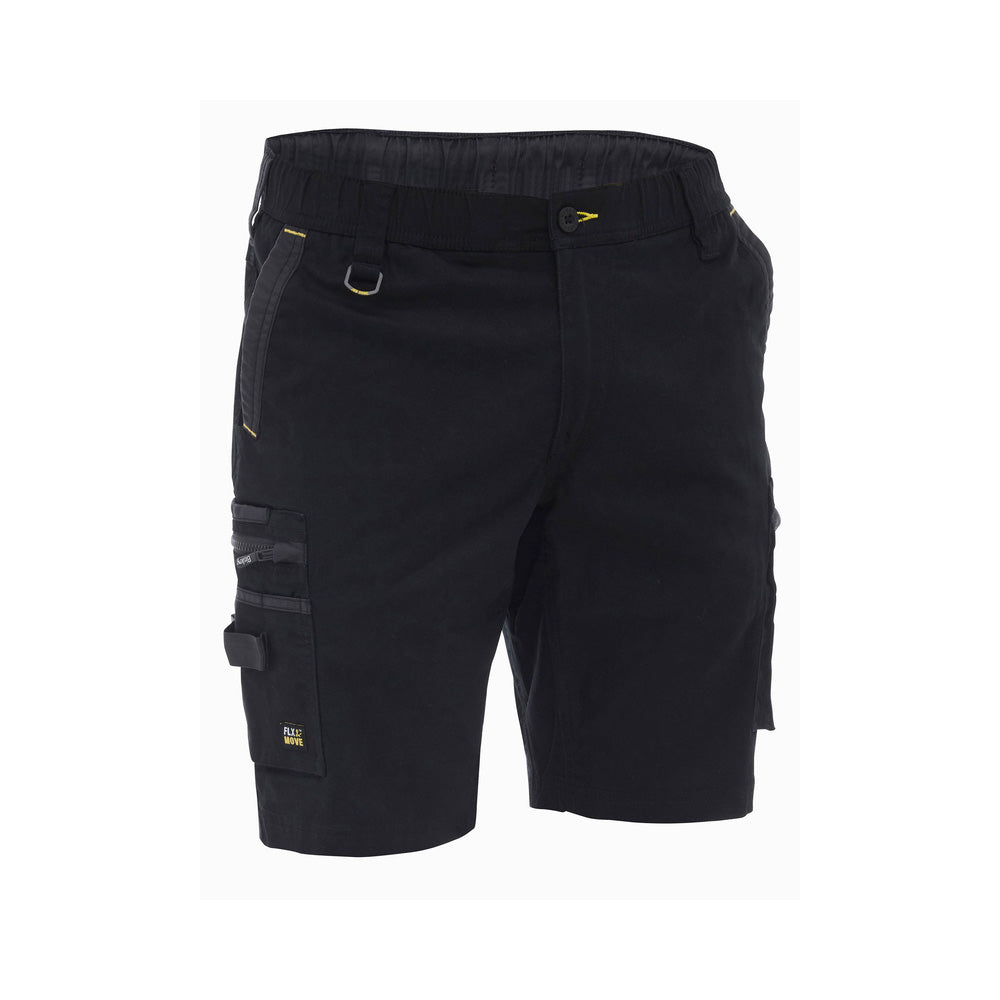 Short Cargo Cotton 280gsm Black 112R Bisley_40115205_BSHC1338_BBLKR12