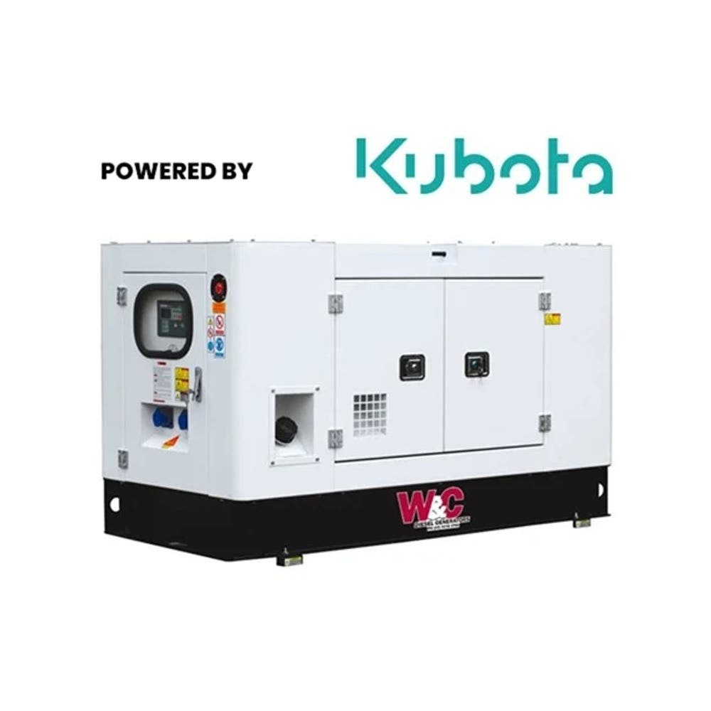 Generator 14.5kVA 1PH Diesel Kubota White ED14.5KYE_40064883_ED14.5KYE