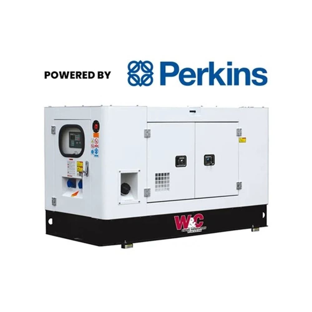 Generator 9kVA 3PH Diesel Perkins White ED9PYE/3_40064880_ED9PYE/3