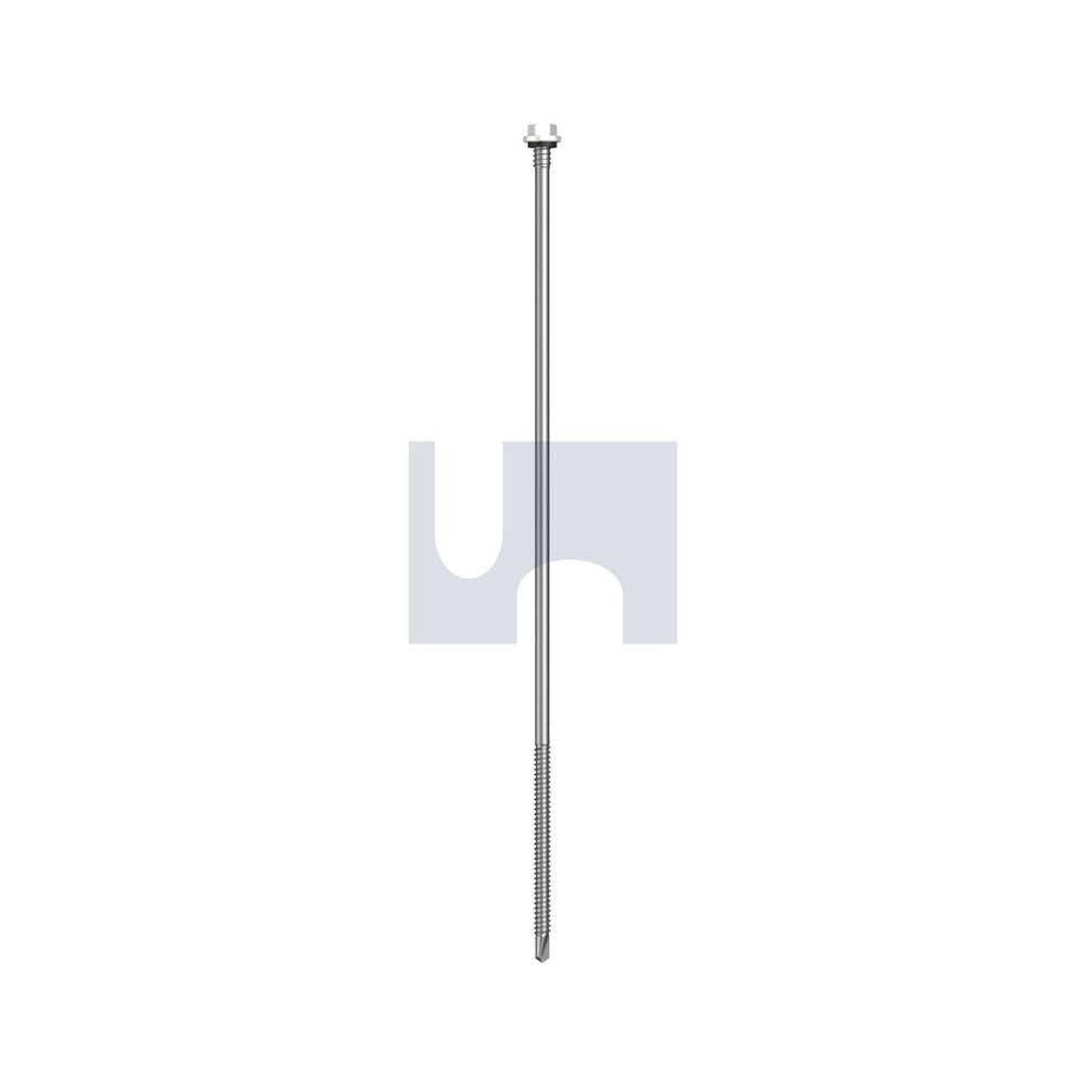 Metal Sds Hex + Washer + Xgrip Dover White - Cl4 As3566 #14-14 300 - Pk 100_40094673_TDWM4XH1414300