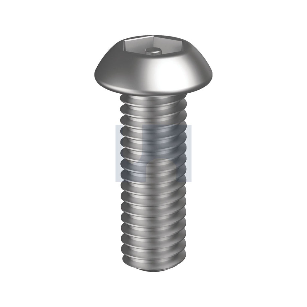 Socket Button Post Hex 304 Stainless Hec Security/A2 M5 10 - Pk 100_40099370_IMS04BHM050010