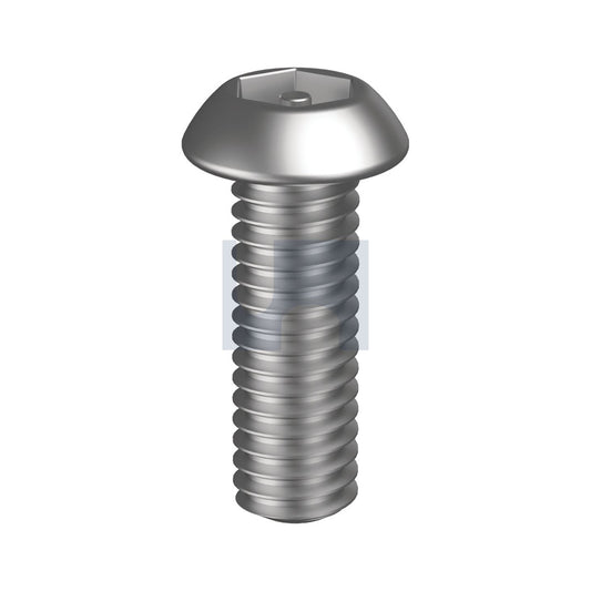 Socket Button Post Hex 304 Stainless Hec Security/A2 M5 10 - Pk 100_40099370_IMS04BHM050010