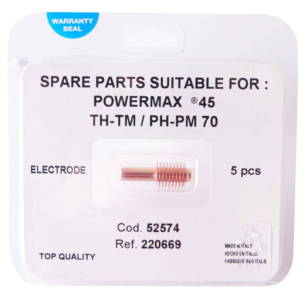 Electrode For Powermax 45 TH-TM/PH-PM 70 Torch Pk 5 Arcoweld 40014405 AW-52574