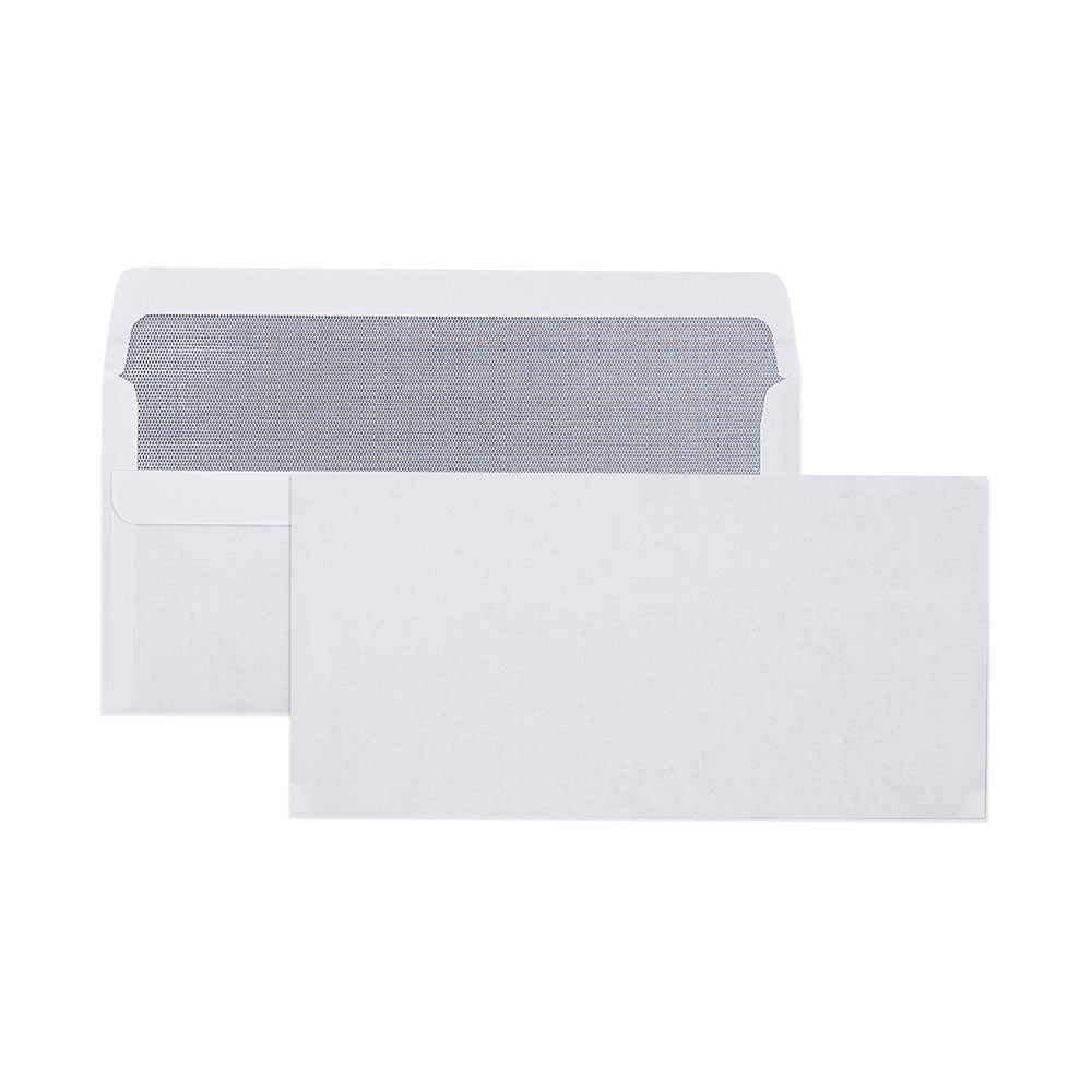 Cumberland Envelope DL 110 X 220mm Secretive White Self Seal Box 500_14213000_603213