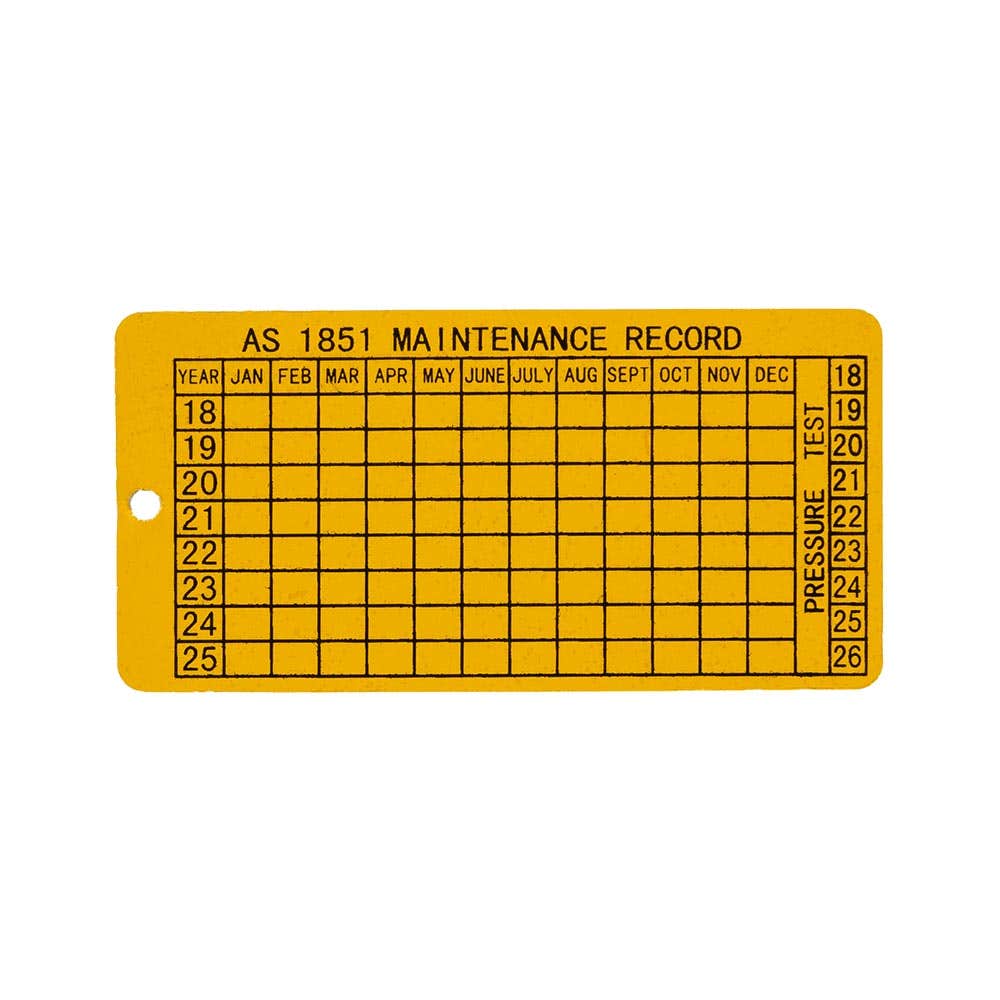 MAINTENANCE DATE TAG PUNCH  TAGS AND SECURE TAGS 36021765 01.10.0134