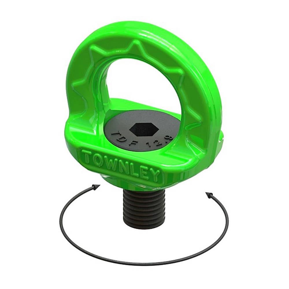 Bolt Eye Lifting Swivel 0.30t Grade 10 8mm Townley 36000757 TSEB08