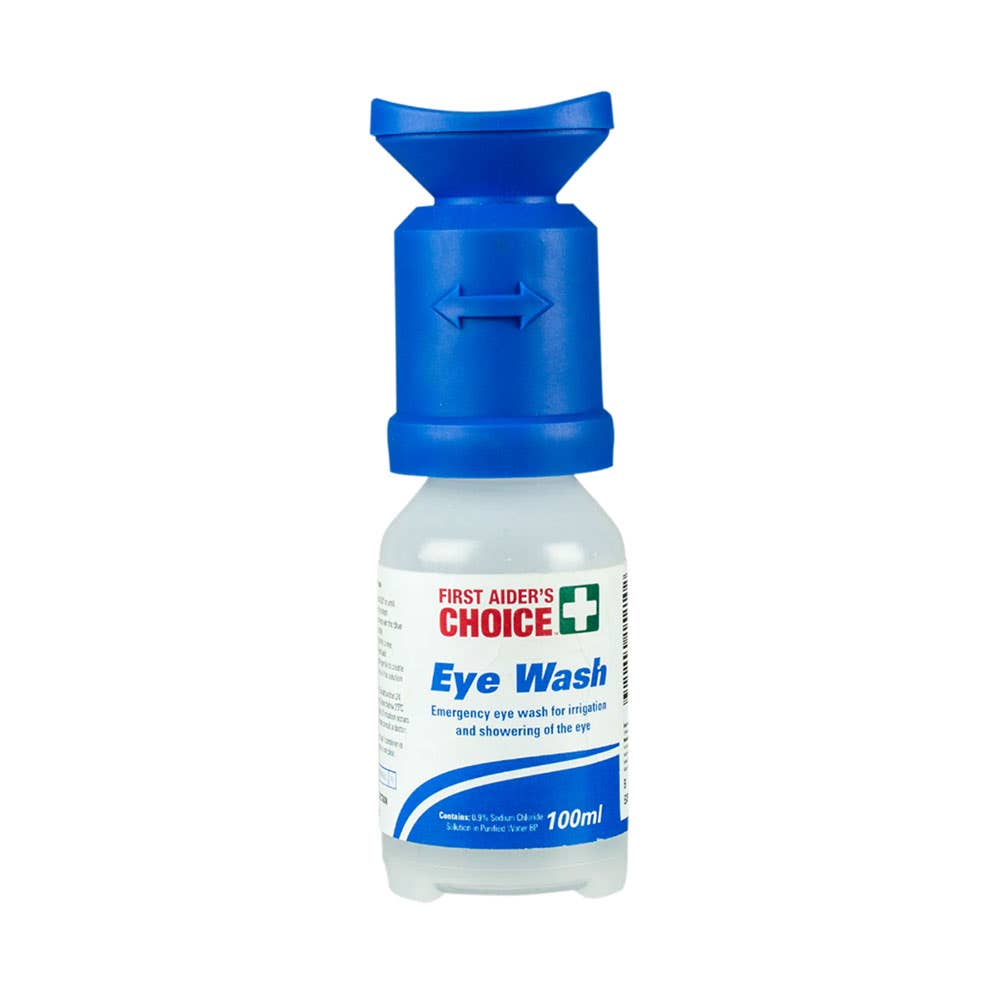Saline Eye Wash Solution with Eye Cap 100ml 445444 101861
