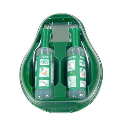 Eyewash Station 2 X 500ML Dust Cover Integrated Mirror Integrated Eye Cup 496700 AWDS01