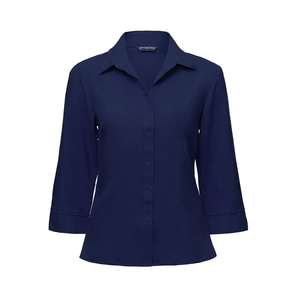 Blouse Ladies Ezylin 3/4 Slv Denim - 20 36015848 CC2145-DEN-20