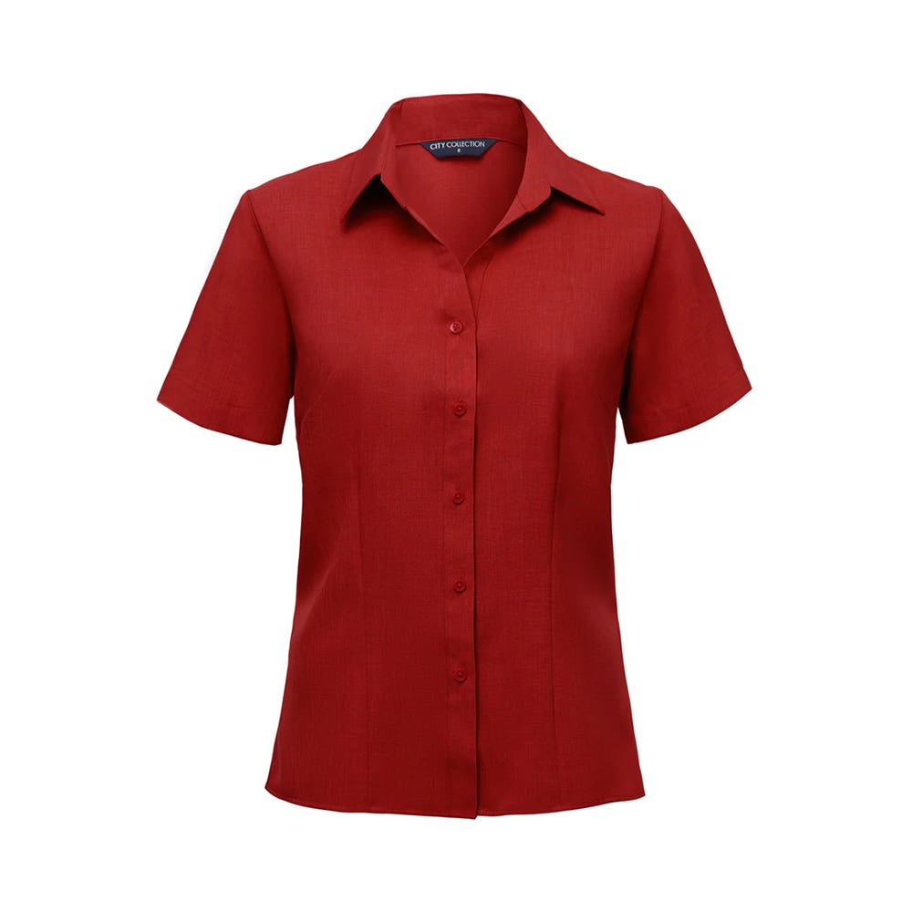 Shirt Womens S/S Polyester Ezylin 2146 Chilli 10 40005931 2146-CHIL-10